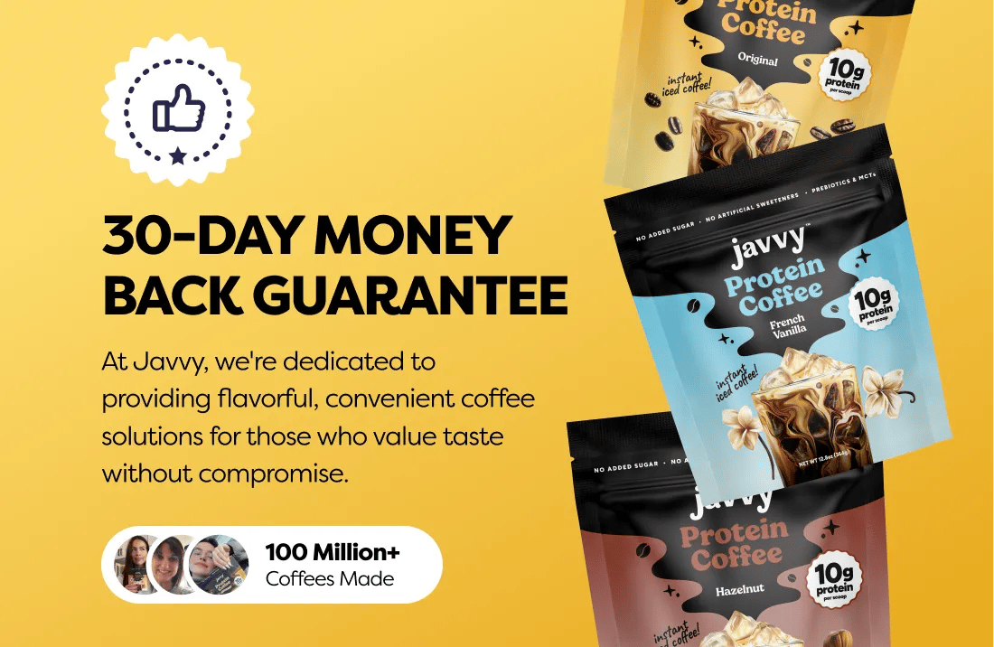 Javvy Protein Coffee flavor line-up