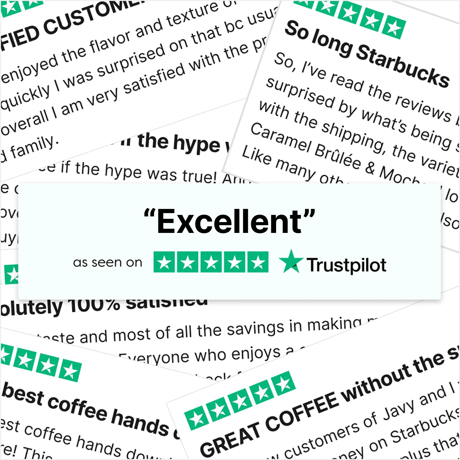 Javvy Protein Coffee rated Excellent by customers