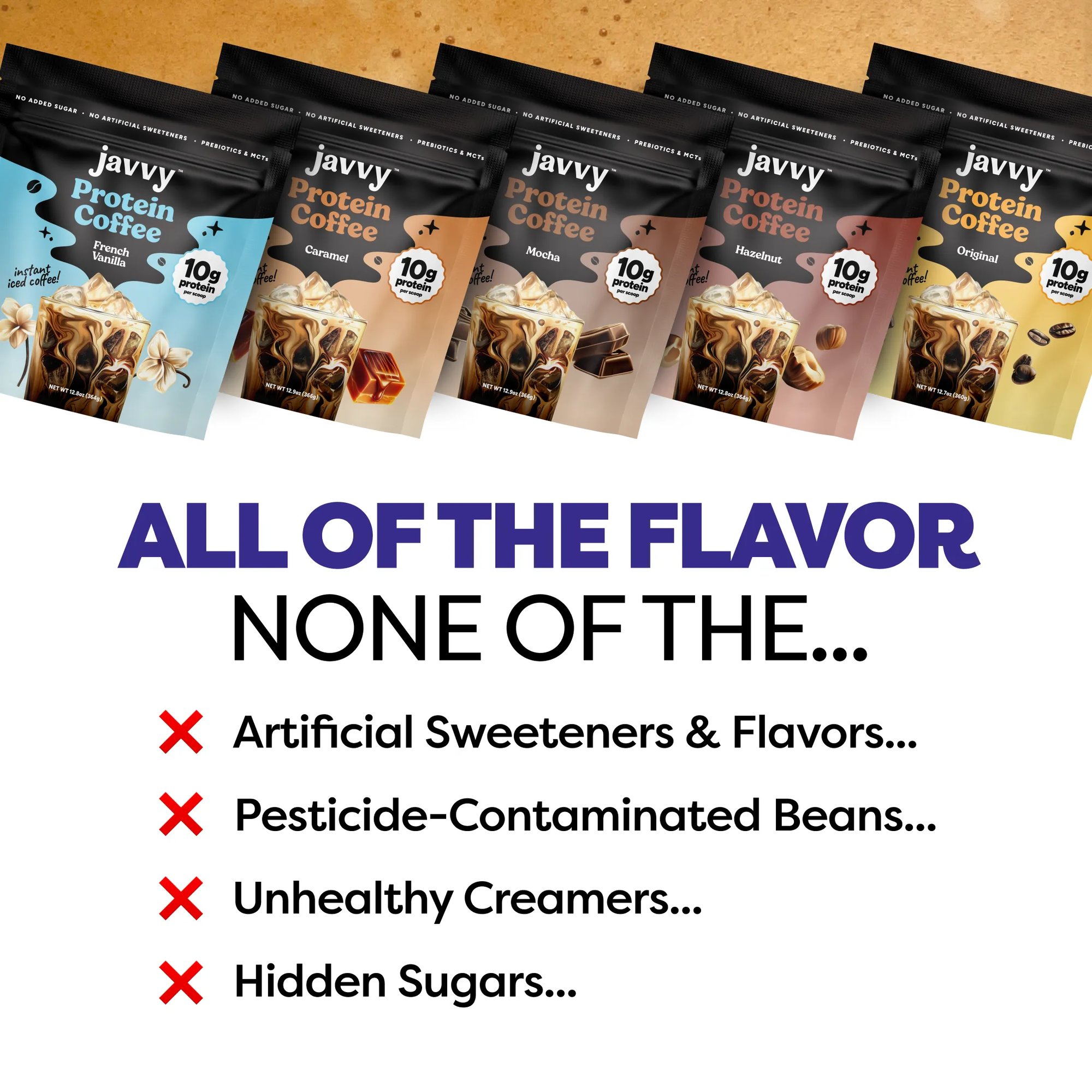 All of the good stuff, none of the bad — Javvy Protein Coffee